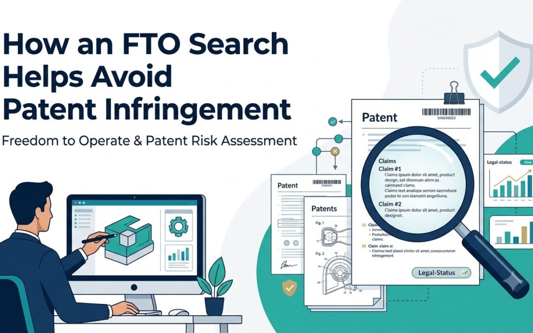 FTO search helps identify potential patent infringement risks before product launch