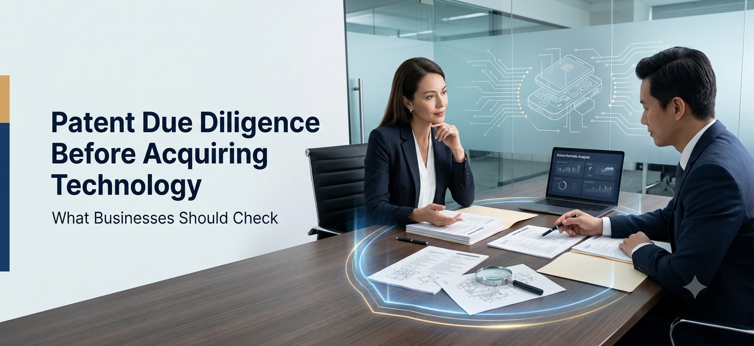 Patent Due Diligence Before Acquiring a Technology: What Businesses Should Check